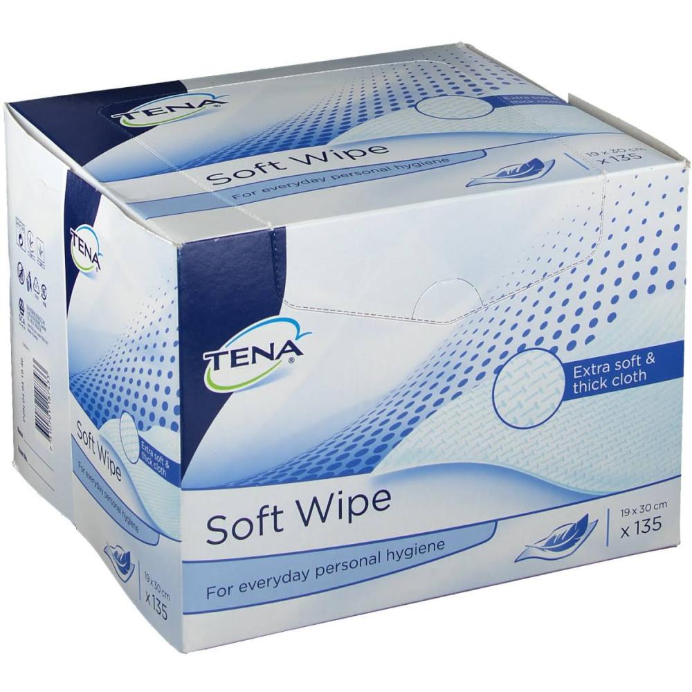 tena soft wipe 135 toallitas