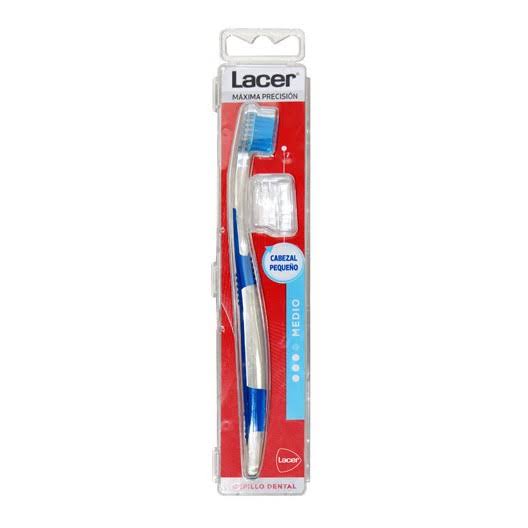 lacer cepillo dental cabezal pequeno medio