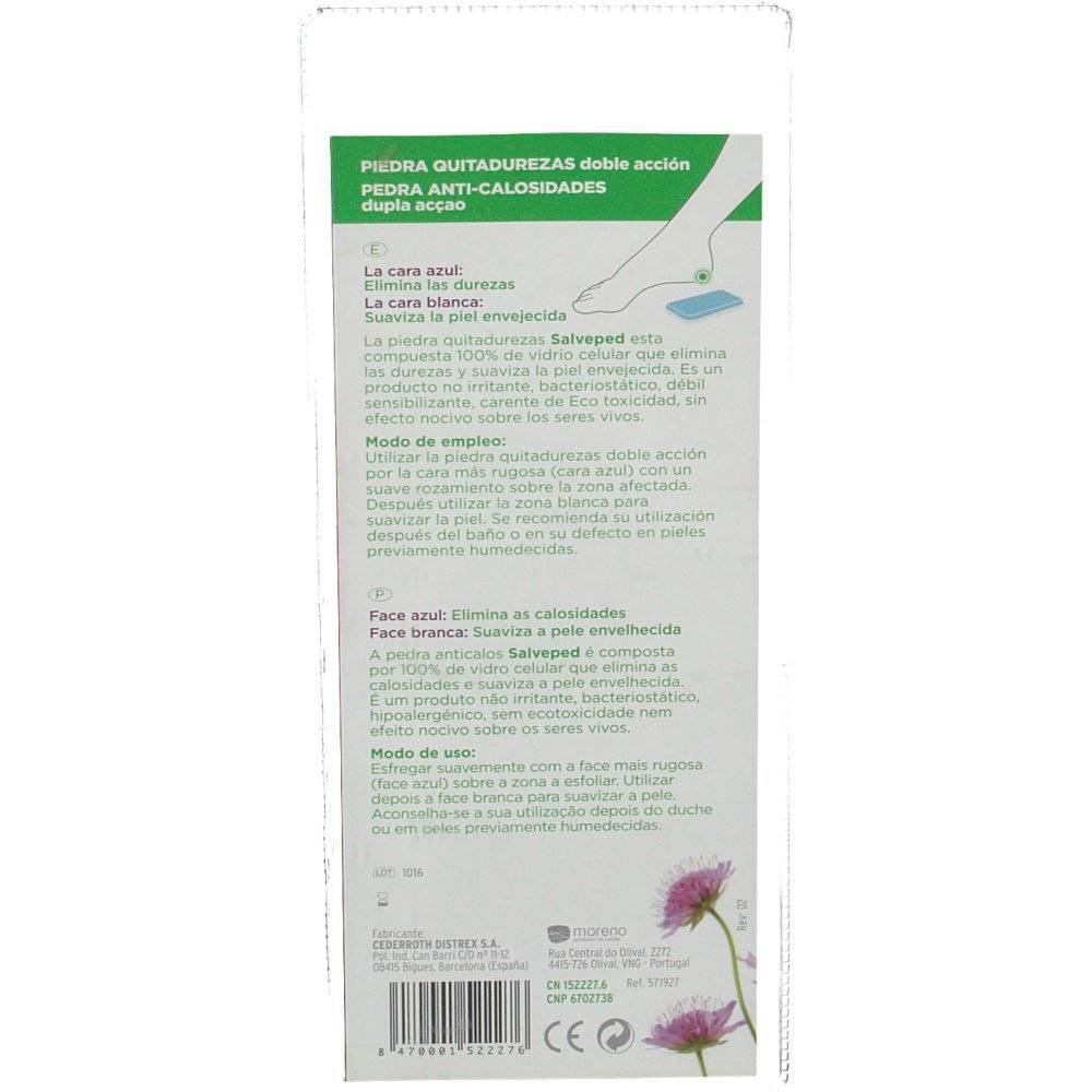 salveped piedra quitadurezas doble accion