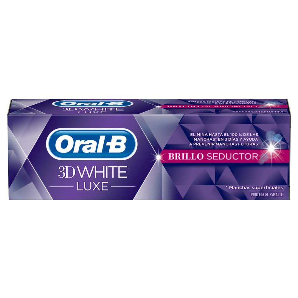 oral b pasta 3d white luxe brillo seductor 75 ml