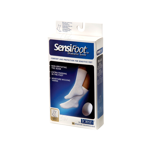 CALCETIN SENSIFOOT  COMPRESION NORMAL BLANCO T.S