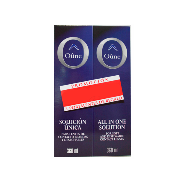 OUNE SOLUCION UNICA LIQUIDO LENTILLAS 360 ML 2 U