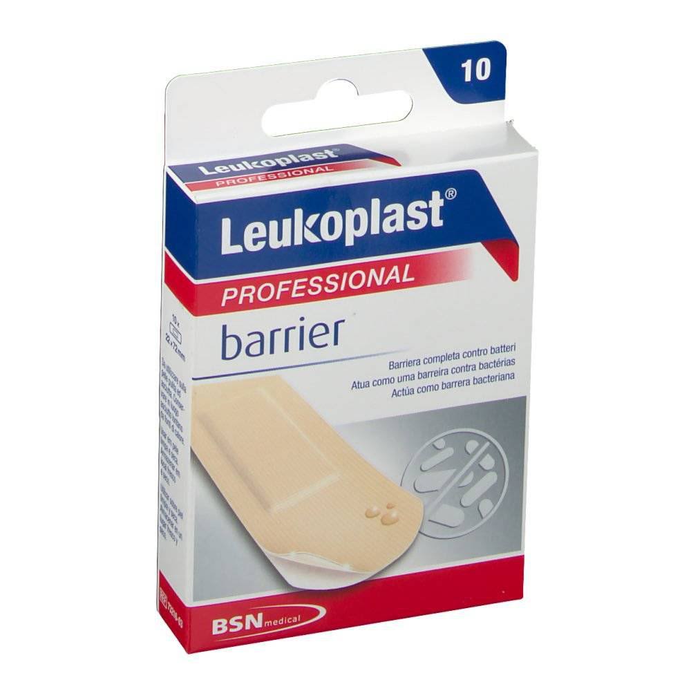leukoplast barrier tiritas 22 x 72 mm 10 uds