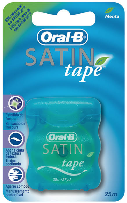 cinta dental oral b satin tape menta