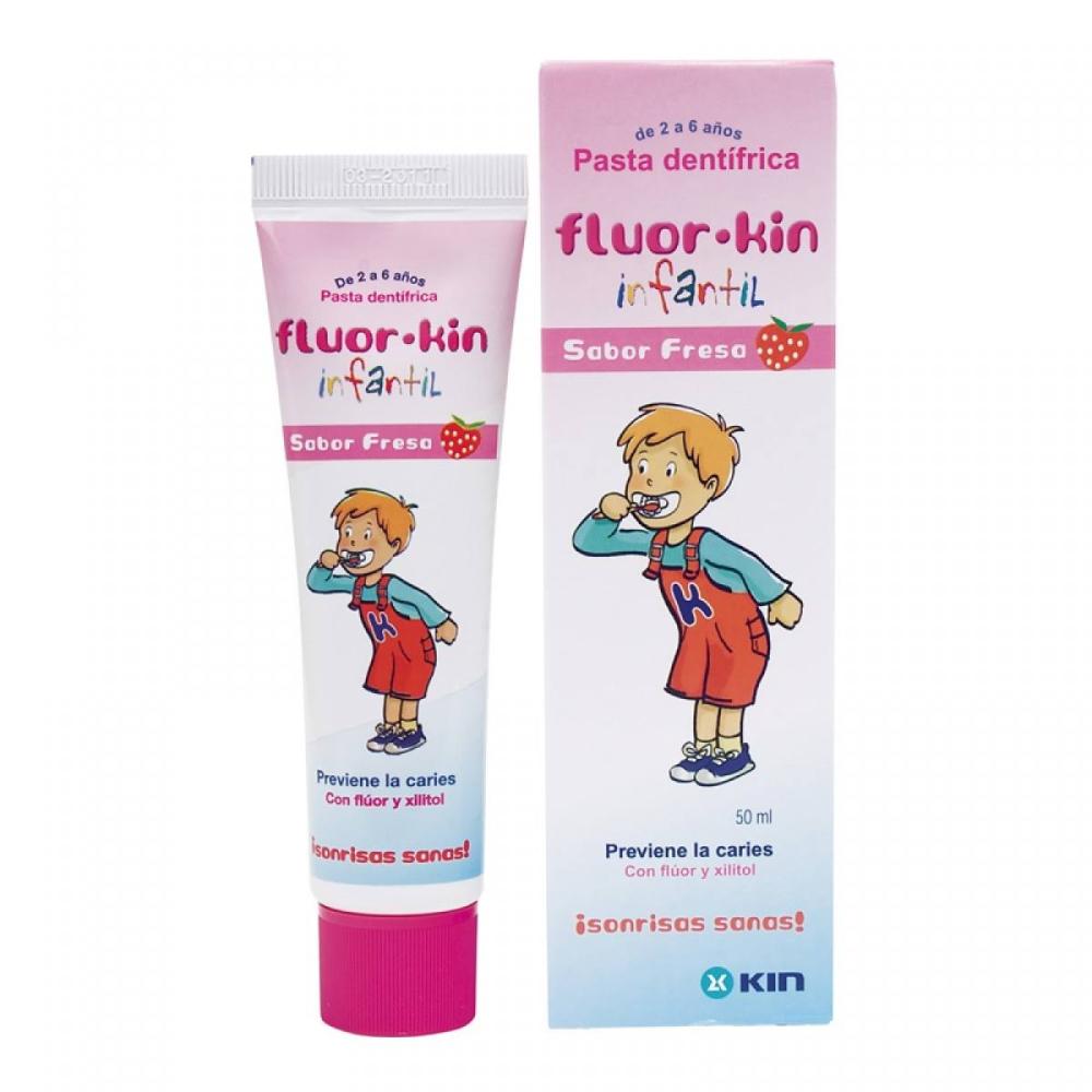 fluor kin infantil pasta fresa 50 ml
