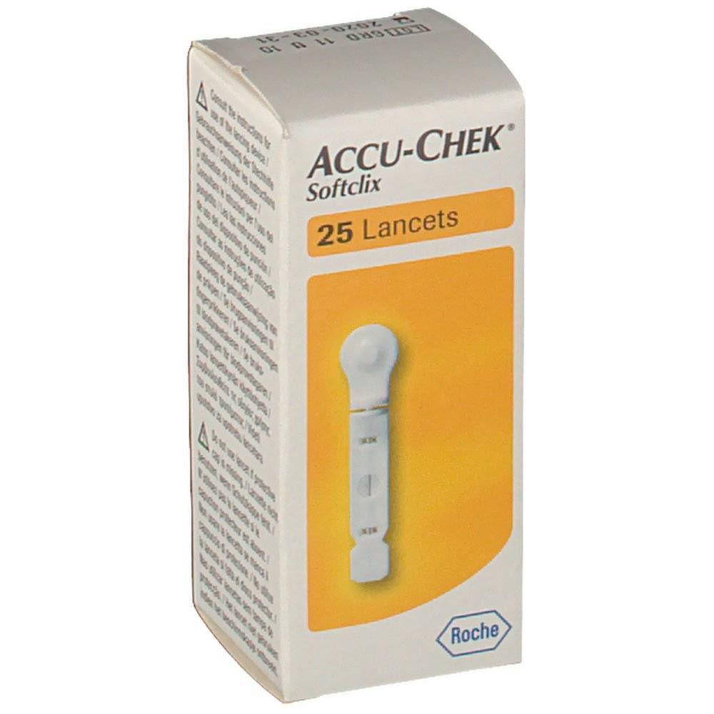 accu chek softclix 25 lancetas