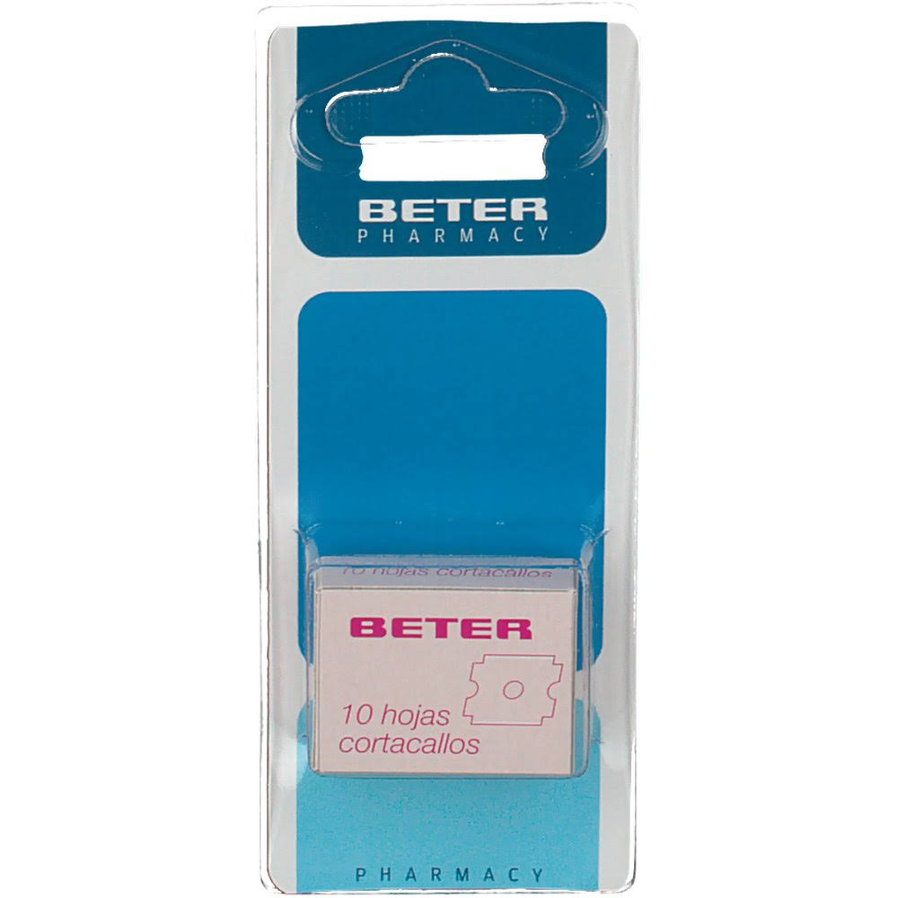 beter cortacallos recambio 10 hojas