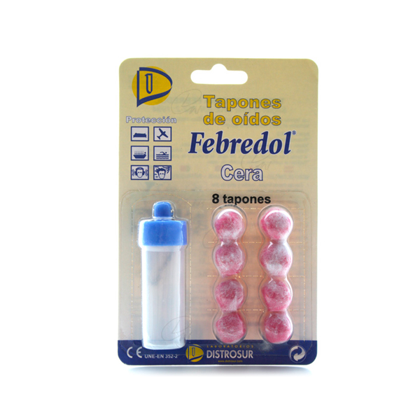 TAPONES OIDOS CERA FEBREDOL 8 U