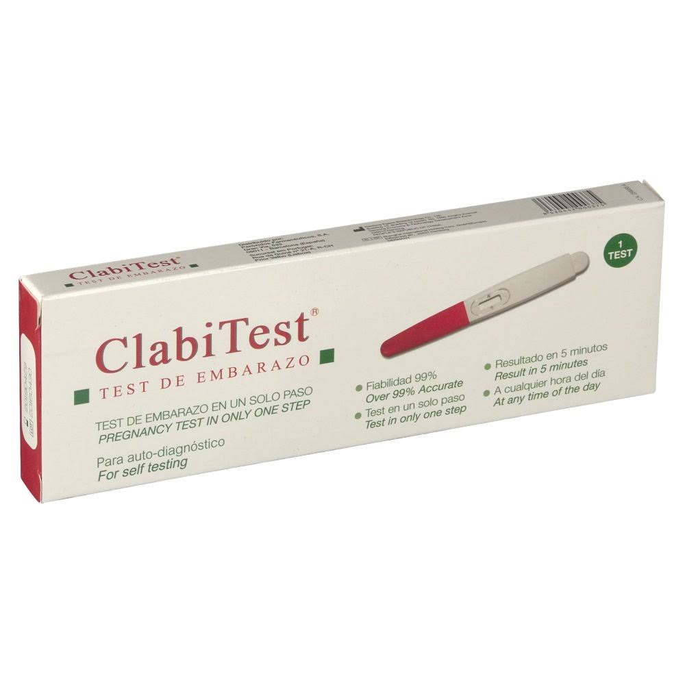 clabitest test de embarazo