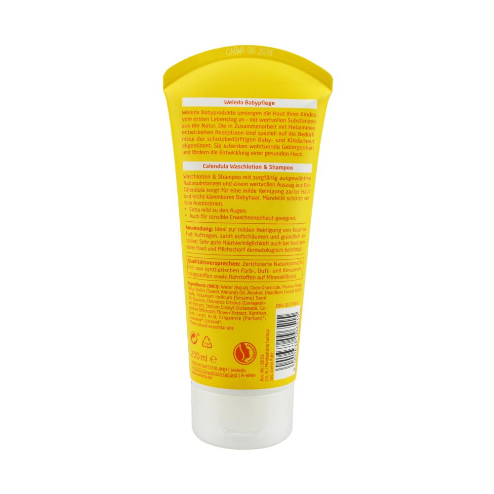 weleda champu y gel de ducha calendula 200 ml