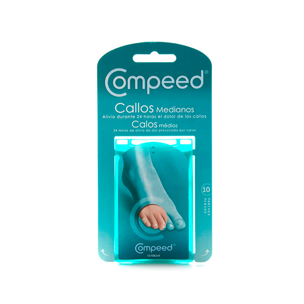 COMPEED CALLOS HIDROCOLOIDE T- MED 10 U