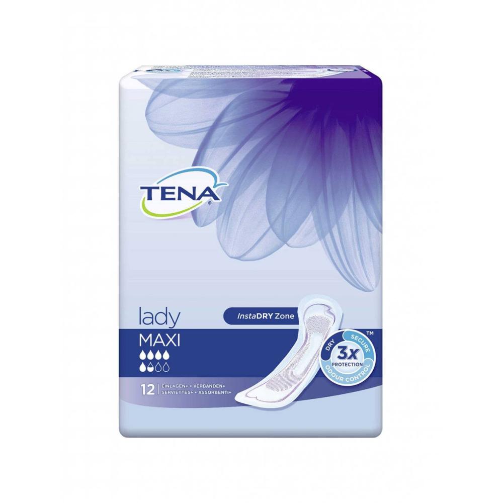 tena lady maxi 12 compresas