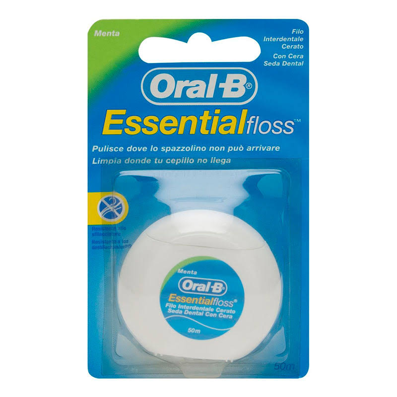 seda dental oral b essential floss con cera menta