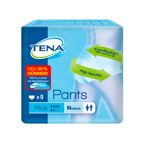 TENA PANTS PLUS T- MED 14 U