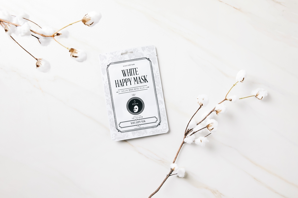 kocostar white happy mask