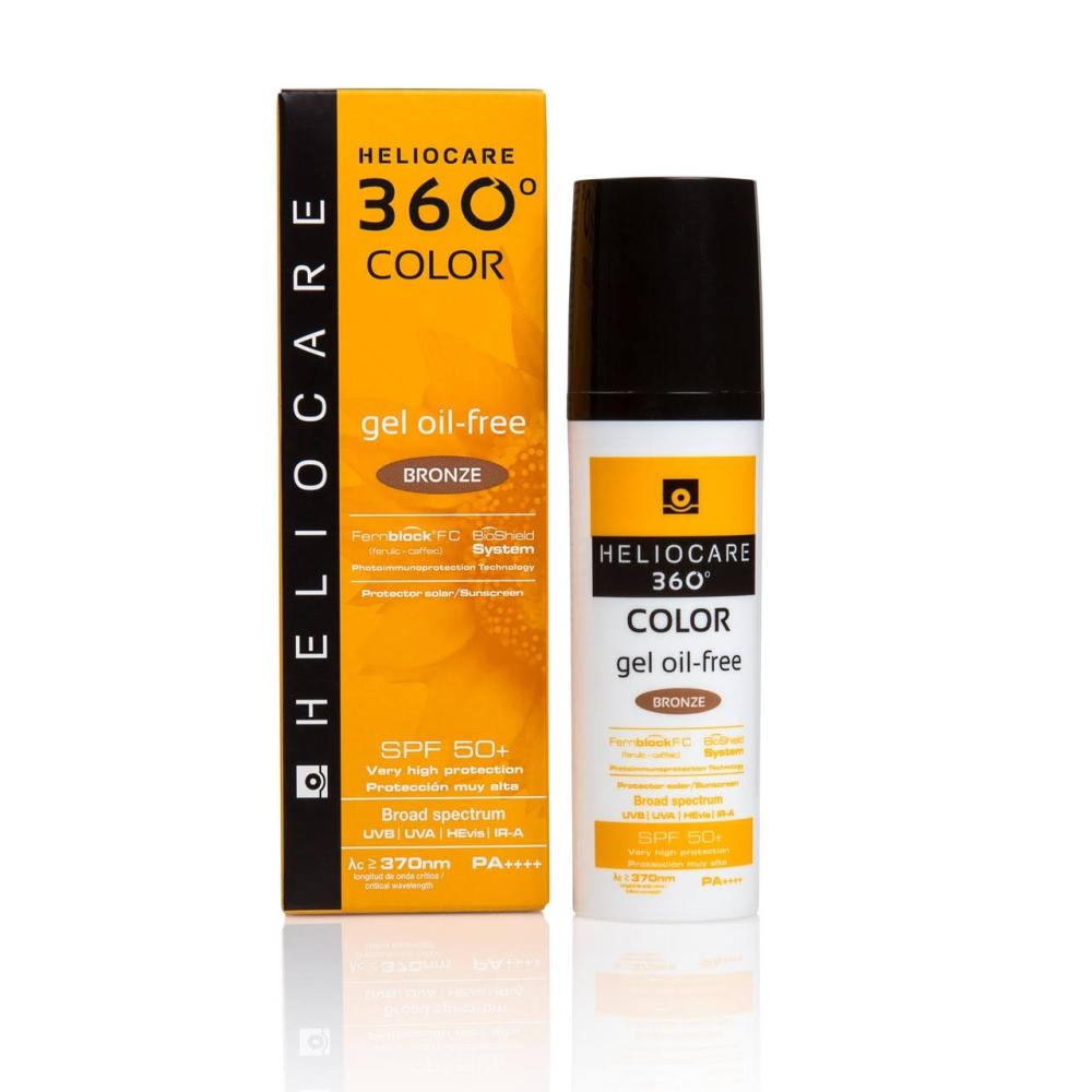 heliocare 360o color gel oil free bronze 50ml