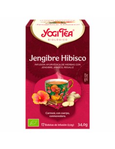YOGI TEA JENGIBRE HIBISCO
