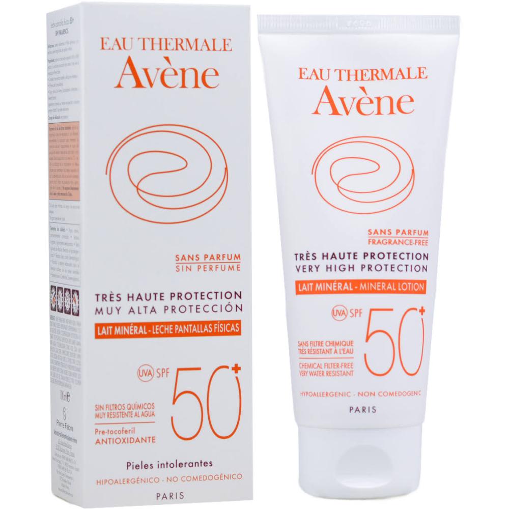 avene leche spf 50 pantalla fisica 100 ml