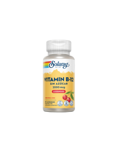 SOLARAY VIT B12 2000 MCG 90 COMP CEREZA