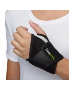 EMO MUÑEQUERA CON PULGAR MQ15A NEGRE