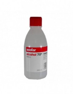ALCOHOL 70º ACOFAR 1 FRASCO 250 ML