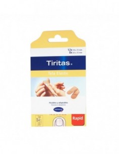 TIRITAS ELASTIC APOSITO ADHESIVO TEXTIL X-LARGE