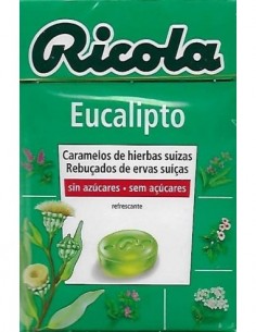 RICOLA CARAMELOS SIN AZUCAR EUCALIPTUS 50 G