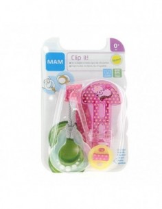 BROCHE CADENITA DE CHUPETE MAM CLIP IT! & COVER