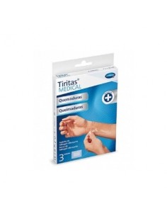 TIRITAS MEDICAL QUEMADURAS 10 X 7.5 CM 3 UNIDADE