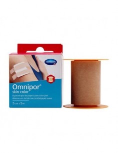 ESPARADRAPO HIPOALERGICO OMNIPOR SKIN COLOR 5 M
