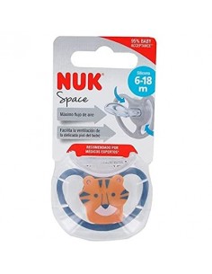 NUK CHUPETE SILICONA SPACE 6-18 M 1 U