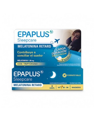 EPAPLUS SLEEPCARE MELATONINA RETARD TRIPTOFA 6 C