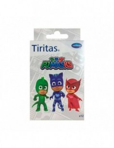 TIRITAS PJMASKS VARIOS TAMAÑOS 12 UNIDADES