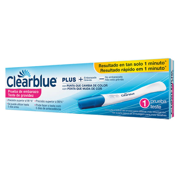 clearblue plus test de embarazo