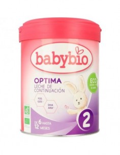 BABYBIO OPTIMA 2 LECHE CONTINUACION BOTE 80