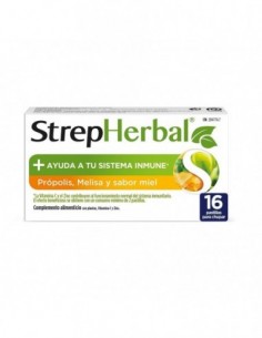 STREPHERBAL PROPOLIS MELISA SABOR MIEL 16 PAST C