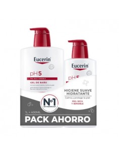 EUCERIN GEL BA O PH5 1 L + 400 ML