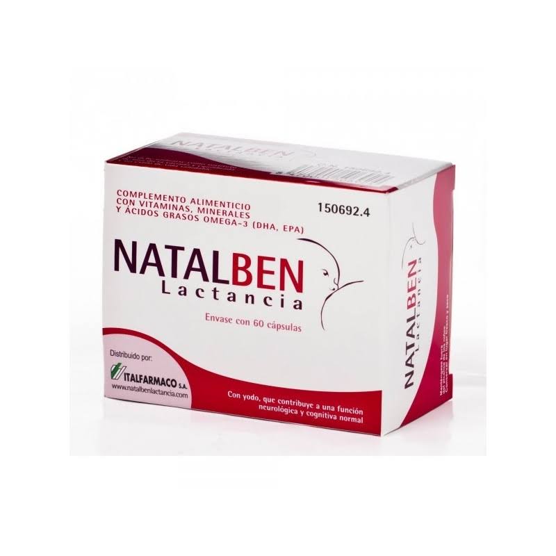 natalben lactancia 60 capsulas