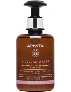 APIVITA AGUA MICELAR ROSA/MEL 300 ML