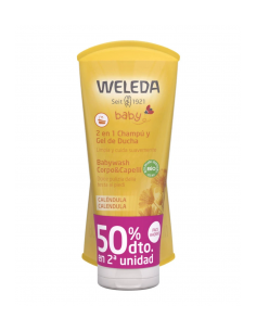 WELEDA PACK CHAMPU Y GEL DE DUCHA 50% 2UN