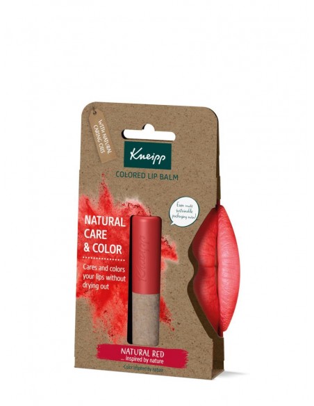 KNEIPP BALSAMO LABIAL CON COLOR NATURAL ROJO
