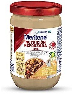 MERITENE PURE POLLO PASTA CHAMPI 1 TARRO 300 G