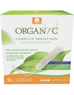ORGANYC TAMPONES SUPER PLUS CON APLICADO