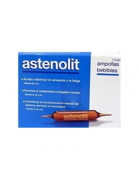 ASTENOLIT AMPOLLAS BEBIBLES 12 AMP