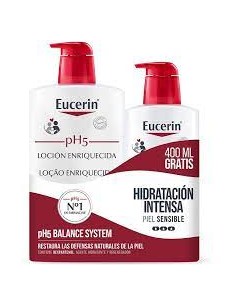 EUCERIN FAMILY PACK LOCION ENRIQ 1L+400