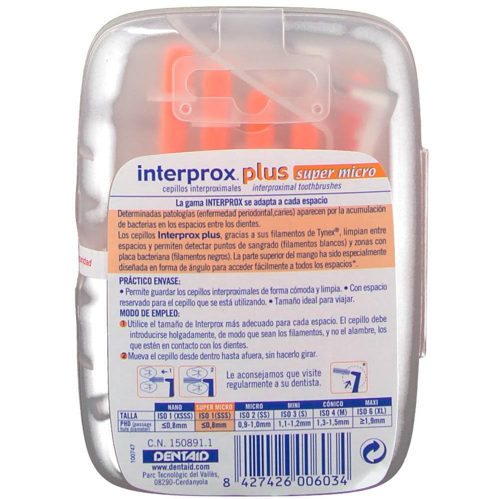 cepillo interprox plus super micro 10 interprox