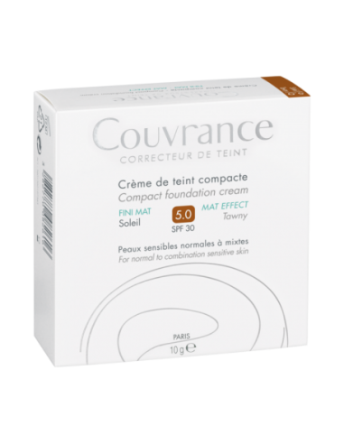 CREMA DE ROSTRO COMPACTA SPF 30 ACABADO MATE AVE