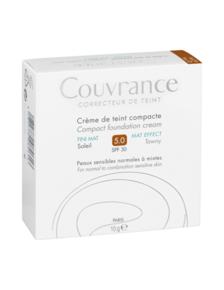 CREMA DE ROSTRO COMPACTA SPF 30 ACABADO MATE AVE