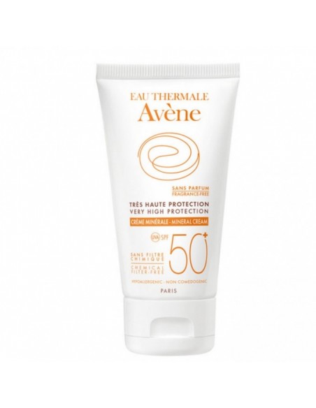 AVENE SOLAR CREMA MINERAL SPF 50+ S/PERFUME 50 M