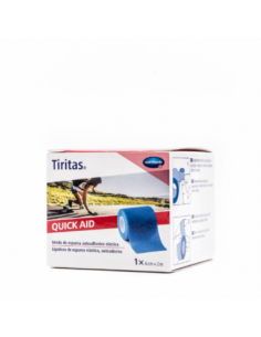 TIRITAS QUICK AID APOSITO ADHESIVO COLOR AZUL 6